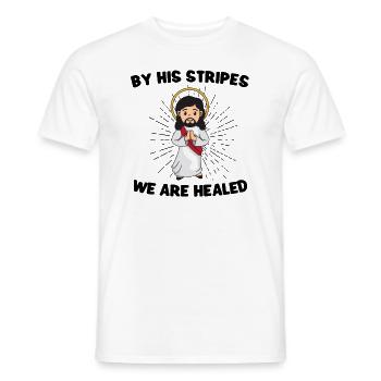 Jesus Christianity God Praying Prayer Pastor - Männer T-Shirt - Weiß - Vorne - AI Model Male 178 dark (178cm)