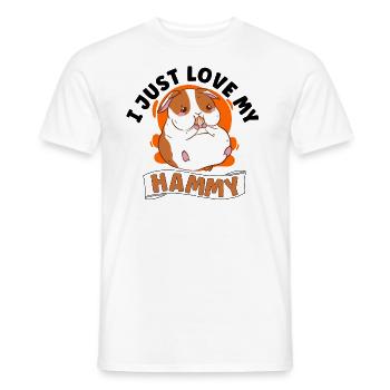 Hamster Fan Hamster Lover Hamsters - Männer T-Shirt - Weiß - Vorne - AI Model Male 178 dark (178cm)