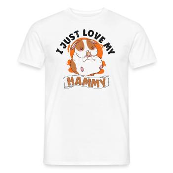 Hamster Fan Hamster Lover Hamsters - Männer T-Shirt - Weiß - Vorne - AI Model Male 178 dark (178cm)