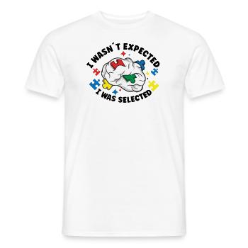 Autism Awareness Autism Disease Autistic Gift - Männer T-Shirt - Weiß - Vorne - AI Model Male 178 dark (178cm)