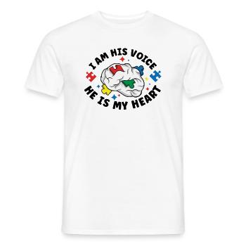 Autism Awareness Autism Disease Autistic Gift - Männer T-Shirt - Weiß - Vorne - AI Model Male 178 dark (178cm)