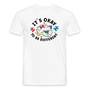 Autism Awareness Autism Disease Autistic Gift - Männer T-Shirt - Weiß - Vorne - AI Model Male 178 dark (178cm)