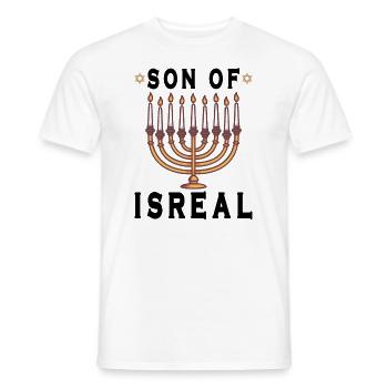 Israelite Jew Israelite Heritage Jewish Israel Jew - Men's T-Shirt - white - Front - AI Model Male 178 dark (178cm)