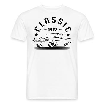Gift idea - CLASSIC 1972. - Men's T-Shirt - white - Front - AI Model Male 178 dark (178cm)