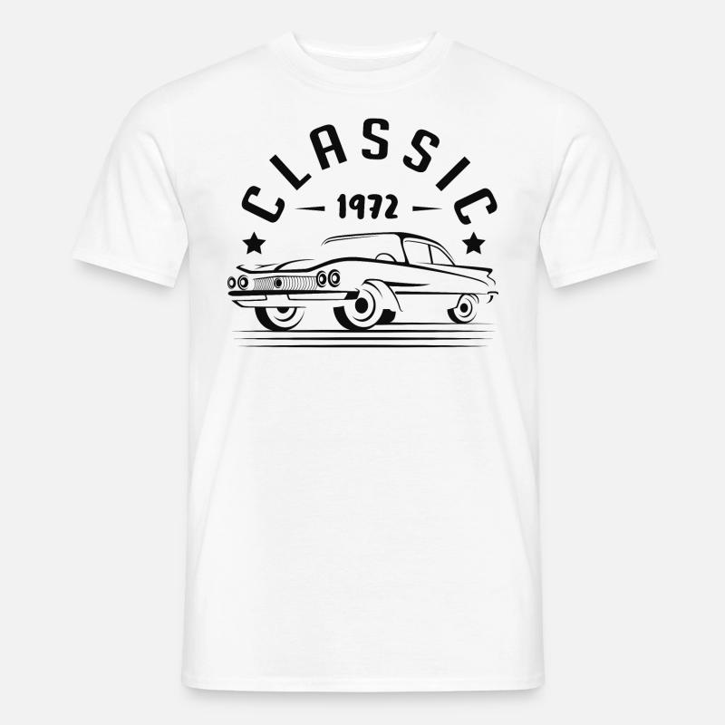 Geschenkidee - CLASSIC 1972. - Männer T-Shirt - Weiß