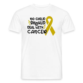 Childhood Cancer Awareness Month Mom Mother Gift - Men's T-Shirt - white - Front - AI Model Male 178 dark (178cm)