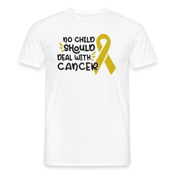 Childhood Cancer Awareness Month Mom Mother Gift - Men's T-Shirt - white - Front - AI Model Male 178 dark (178cm)
