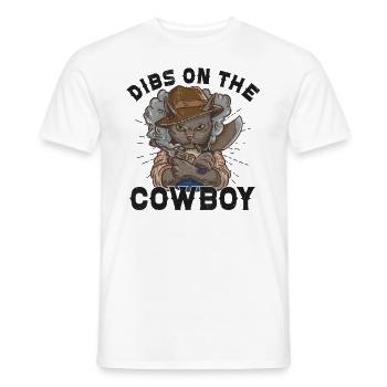Cowboy Barn Bull Rider Rodeo Country Western - Männer T-Shirt - Weiß - Vorne - AI Model Male 178 dark (178cm)