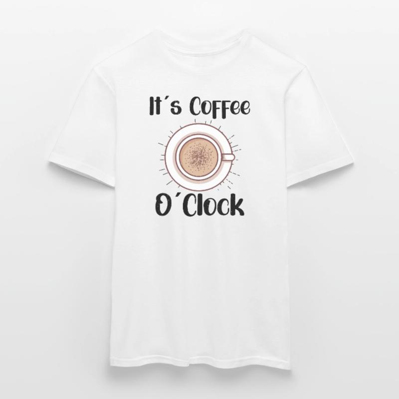 Coffee Lover Caffeine Molecule Java Latte Espresso Männer T-Shirt