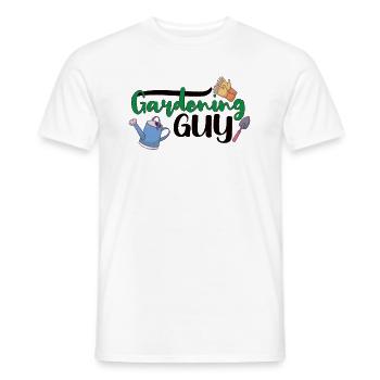 Gardening Plants Gardener Plantation Nature Gift - Men's T-Shirt - white - Front - AI Model Male 178 dark (178cm)