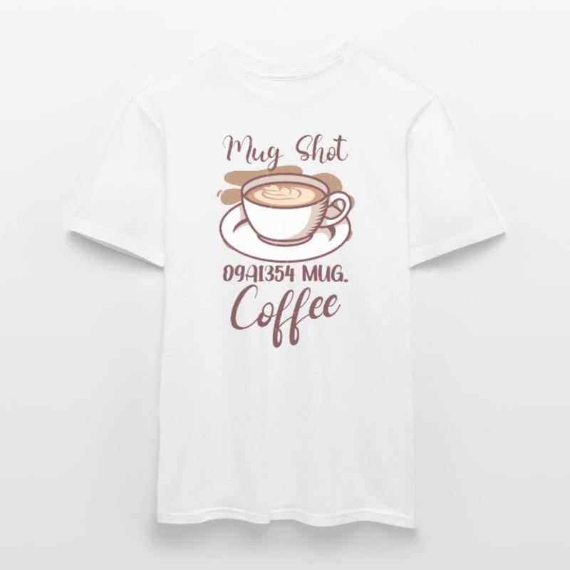 Coffee Lover Caffeine Molecule Java Latte Espresso Männer T-Shirt