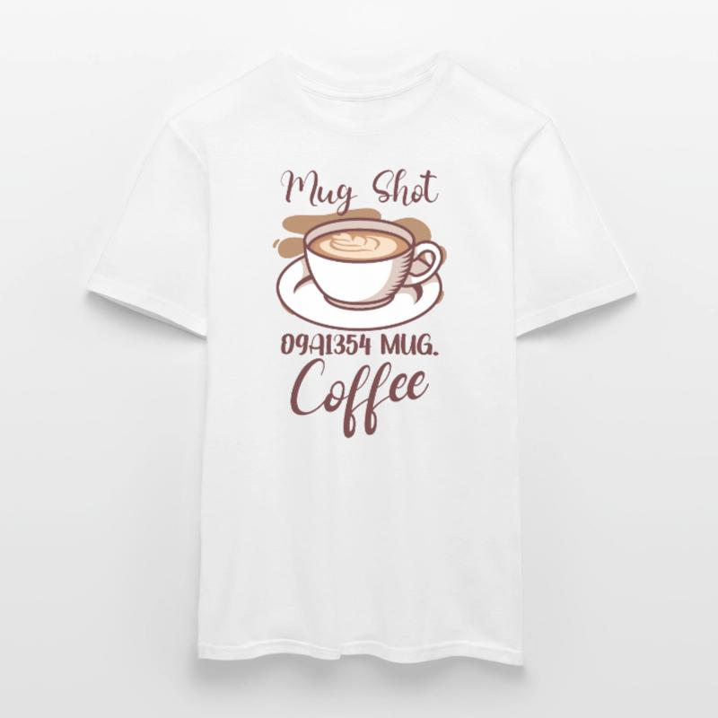 Coffee Lover Caffeine Molecule Java Latte Espresso Männer T-Shirt