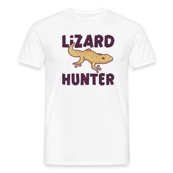 Eidechse Bartagamenliebhaber Reptilienliebhaber - Männer T-Shirt - Weiß - Vorne - AI Model Male 178 dark (178cm)