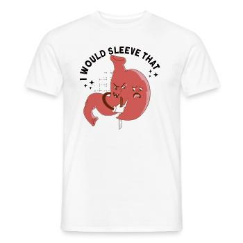 Sleeve gastrectomy Sleeve gastrectomy - Men's T-Shirt - white - Front - AI Model Male 178 dark (178cm)