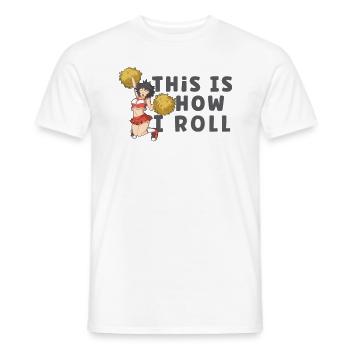 Cheerleading Cheerleader Girl Cheerleading Girl - Männer T-Shirt - Weiß - Vorne - AI Model Male 178 dark (178cm)