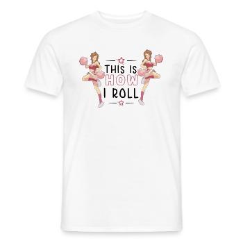 Cheerleading Cheerleader Girl Cheerleading Girl - Männer T-Shirt - Weiß - Vorne - AI Model Male 178 dark (178cm)