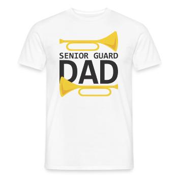 Marching Band Clarinetist School Rehearsal Music - Men's T-Shirt - white - Front - AI Model Male 178 dark (178cm)
