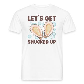Auster-liebhaber Lustige Auster Auster Shucker - Männer T-Shirt - Weiß - Vorne - AI Model Male 178 dark (178cm)