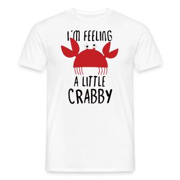 Krabbenkrabbenkrabbenflüsterer Krabbenjagdfischer - Männer T-Shirt - Weiß - Vorne - AI Model Male 178 dark (178cm)