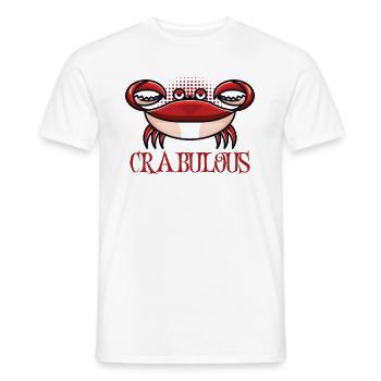 Crab Crab Shrimp Whisperer Crab Hunting Fisherman - Men's T-Shirt - white - Front - AI Model Male 178 dark (178cm)