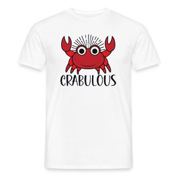 Krabbenkrabbenkrabbenflüsterer Krabbenjagdfischer - Männer T-Shirt - Weiß - Vorne - AI Model Male 178 dark (178cm)