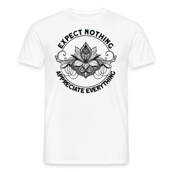 Mandala Geometry Good Vibe For Mandala Yoga Lover - Men's T-Shirt - white - Front - AI Model Male 178 dark (178cm)