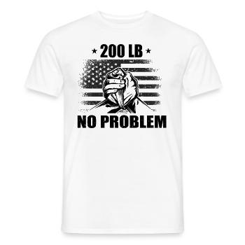 Armwrestler USA-Flaggen-Handdrücken - Männer T-Shirt - Weiß - Vorne - AI Model Male 178 dark (178cm)