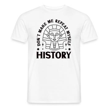 Férus d'histoire Férus d'histoire - T-shirt homme - blanc - Devant - AI Model Male 178 dark (178cm)