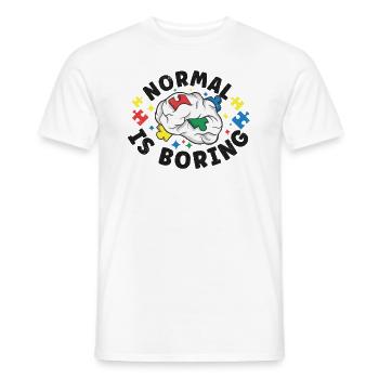 Autism Awareness Autism Disease Autistic Gift - Männer T-Shirt - Weiß - Vorne - AI Model Male 178 dark (178cm)