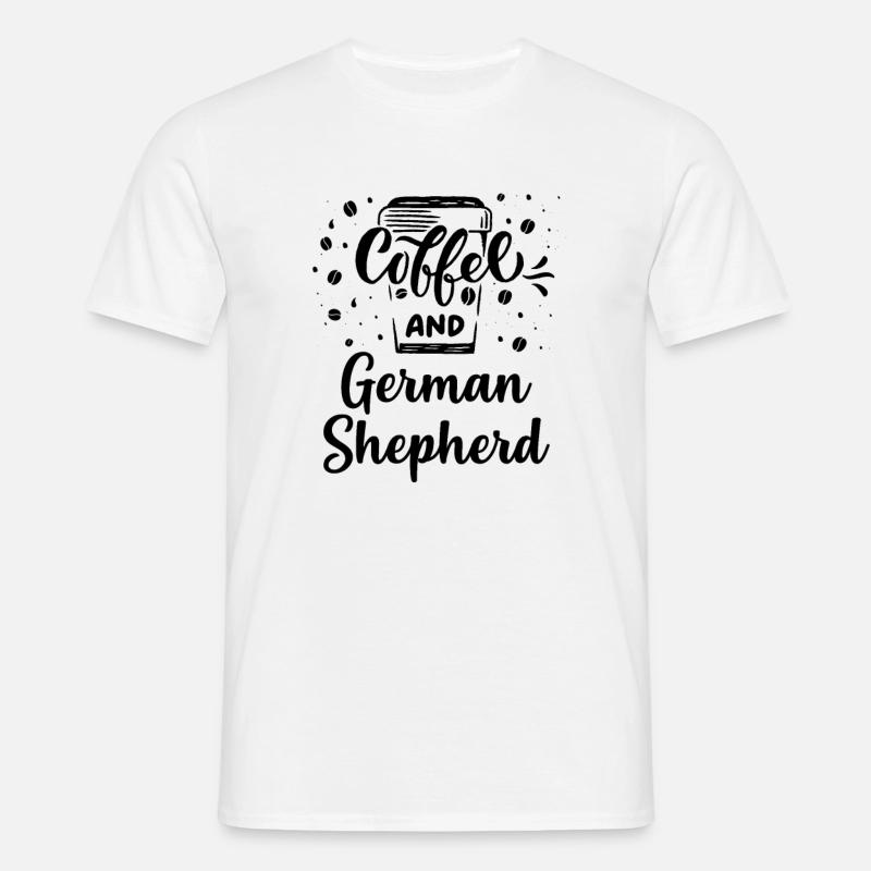 Deutscher Schäferhund - Männer T-Shirt - Weiß