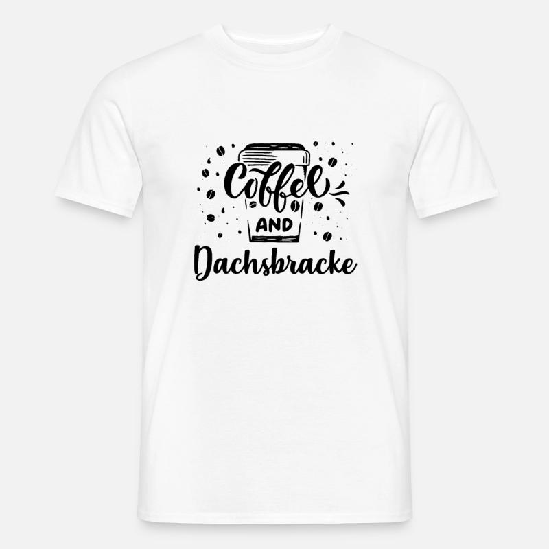 Dachsbracke - Männer T-Shirt - Weiß