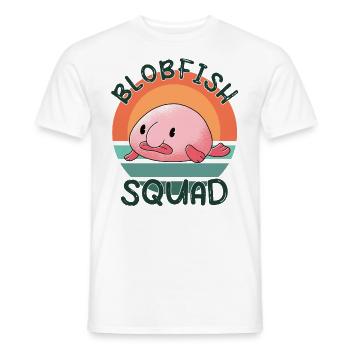 Costume de Blobfish - Visage de poisson Blob laid - - T-shirt homme - blanc - Devant - AI Model Male 178 dark (178cm)