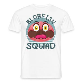 Costume de Blobfish - Visage de poisson Blob laid - - T-shirt homme - blanc - Devant - AI Model Male 178 dark (178cm)
