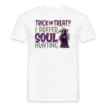Lustiger Sensenmann-liebhaber Halloween Horror - Männer T-Shirt - Weiß - Vorne - AI Model Male 178 dark (178cm)