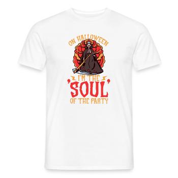 Lustiger Sensenmann-liebhaber Halloween Horror - Männer T-Shirt - Weiß - Vorne - AI Model Male 178 dark (178cm)