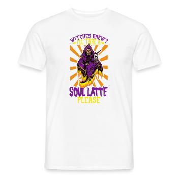 Lustiger Sensenmann-liebhaber Halloween Horror - Männer T-Shirt - Weiß - Vorne - AI Model Male 178 dark (178cm)