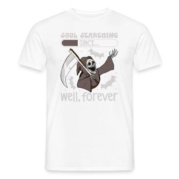 Lustiger Sensenmann-liebhaber Halloween Horror - Männer T-Shirt - Weiß - Vorne - AI Model Male 178 dark (178cm)