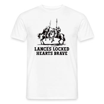 Ritterritter Mittelalterliche Renaissance-rüstung - Männer T-Shirt - Weiß - Vorne - AI Model Male 178 dark (178cm)