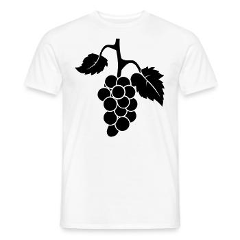 Raisin - T-shirt homme - blanc - Devant - AI Model Male 178 dark (178cm)