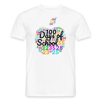 100th Day of School Costume 100 School Days - Men's T-Shirt - white - Front - AI Model Male 178 dark (178cm)