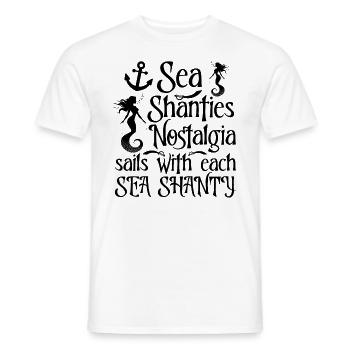 Sailors Sea Shanty Singing Ship Adventures - T-shirt homme - blanc - Devant - AI Model Male 178 dark (178cm)