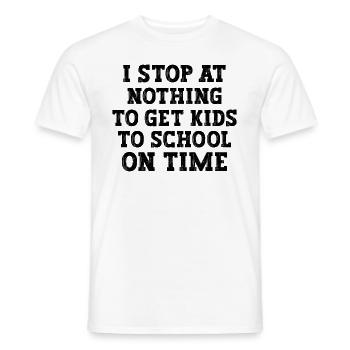 Funny School Bus Driver Appreciation anniversary - Männer T-Shirt - Weiß - Vorne - AI Model Male 178 dark (178cm)