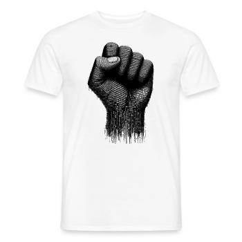 Analyste en piratage éthique Cybersécurité éthique - T-shirt homme - blanc - Devant - AI Model Male 178 dark (178cm)