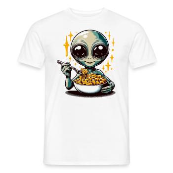 Alien Extraterrestrial Area 51 Ufo Space Geek - Männer T-Shirt - Weiß - Vorne - AI Model Male 178 dark (178cm)