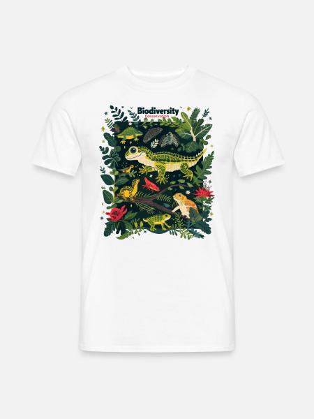 Biodiversität Erhaltung Tropische Fauna - Männer T-Shirt - Weiß