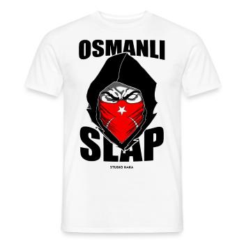 Osmanli Slap Hooded - Männer T-Shirt - Weiß - Vorne - AI Model Male 178 dark (178cm)