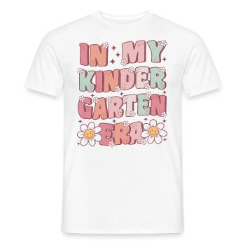 À l’époque de ma maternelle, premier jour groovy - T-shirt homme - blanc - Devant - AI Model Male 178 dark (178cm)