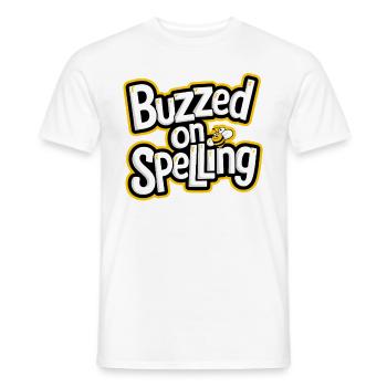 Concours de mots Spelling Bee Champion - T-shirt homme - blanc - Devant - AI Model Male 178 dark (178cm)