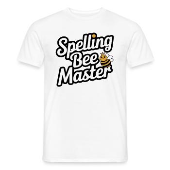 Concours de mots Spelling Bee Champion - T-shirt homme - blanc - Devant - AI Model Male 178 dark (178cm)