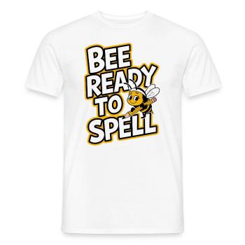 Concours de mots Spelling Bee Champion - T-shirt homme - blanc - Devant - AI Model Male 178 dark (178cm)
